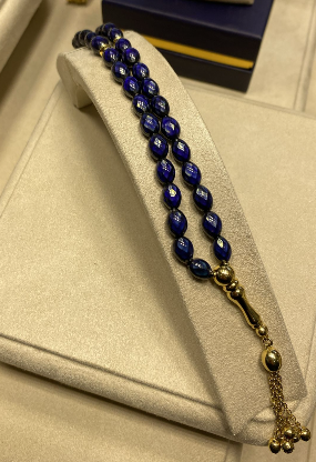 Altın Püskül ve İmame – 5.80 Gram Altın Uçlu His Taşı Tesbih